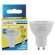 Picture of LYVECO 3W LED SMD/COB GU10 240V 60° WARM WHITE