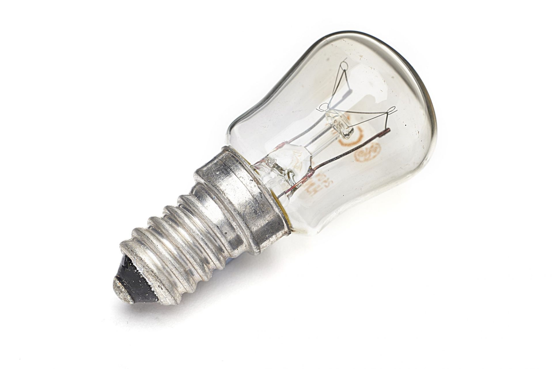 Picture of Clear pygmy bulb with small screw base  Wattage – 25w