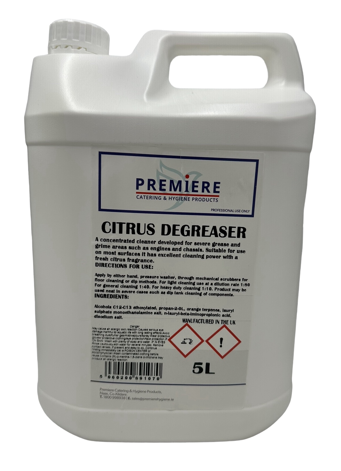 Picture of Premiere Heavy Duty Citrus Degreaser 5L