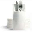 Picture of Pop In Linen style, Tablin Napkin 40cm 8Fold White, 500pk