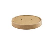 Picture of GenWare Kraft Soup Container Lid Only 500 pk - last case 