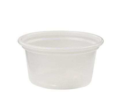 Picture of 2oz Portion Pot, Clear, (lids sold separately)  2500pk.