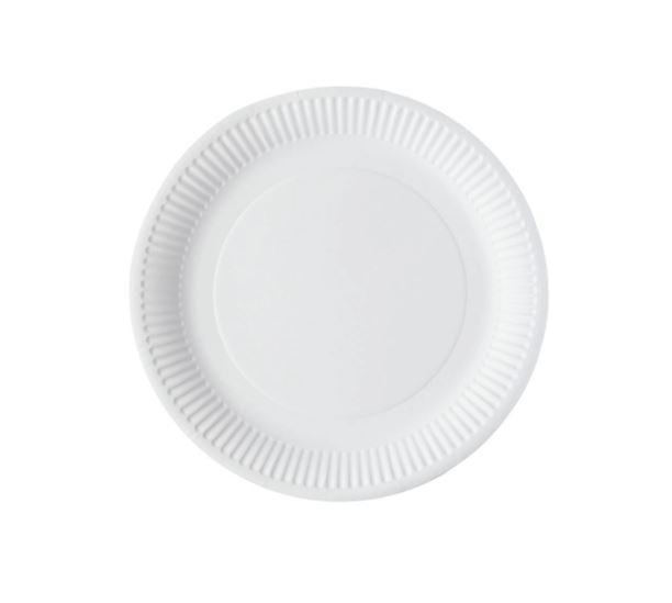 Picture of 7" White Greenspirit Medium Paper Plates  18cm (1000)