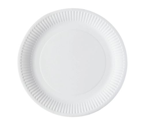 Picture of 9" White Greenspirit Large Paper Plates 23cm (1000)