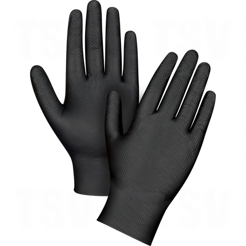 Picture of MEDIUM   Black Nitrile Gloves P/F 10x100pk