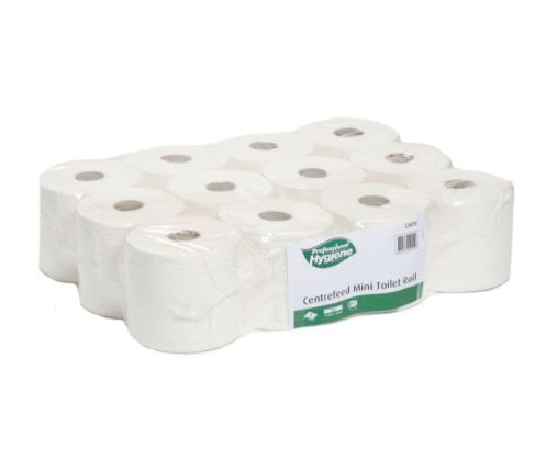 Picture of Centrefeed Mini Toilet Roll 12 pk