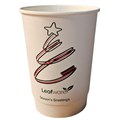 Picture of 12oz PC LeafWare White D/Wall XMAS Cup (500)