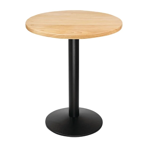 Picture of Bolero Pre-drilled Round Tabletop Natural 600mm