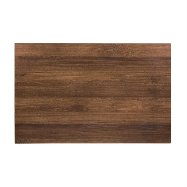 Picture of Bolero Pre-drilled Rectangular Table Top Rustic Oak 1100(W) x 700(D)mm