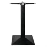 Picture of Bolero Cast Iron Step Square Table Base, Cast Iron. 720(H)x 425(W)mm. Standard height
