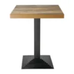 Picture of Bolero Cast Iron Step Square Table Base, Cast Iron. 720(H)x 425(W)mm. Standard height