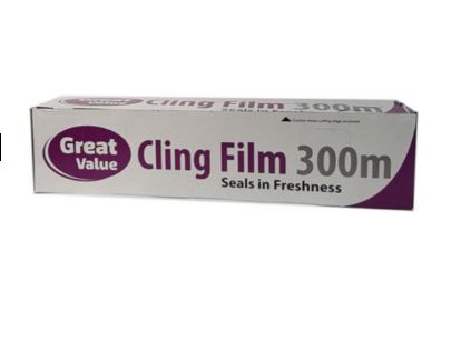 Picture of Great Value Cling Film 12"  300mmx300m (1)