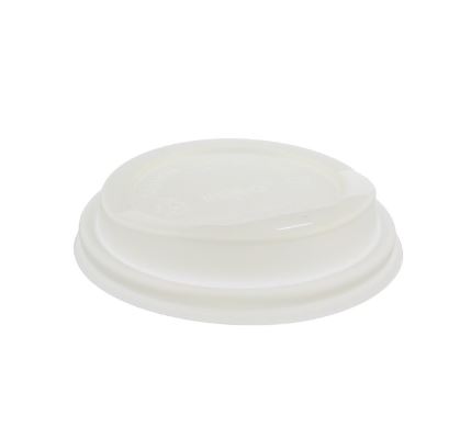 Picture of Leafware 8oz Sip Lids - White Compostable, 1000pk