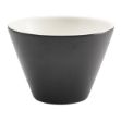 Picture of GenW Porcelain Matt BLACK Conical Bowl 12cm