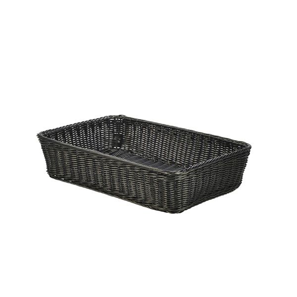 Picture of Polywicker Display Basket Black 46x31x10cm