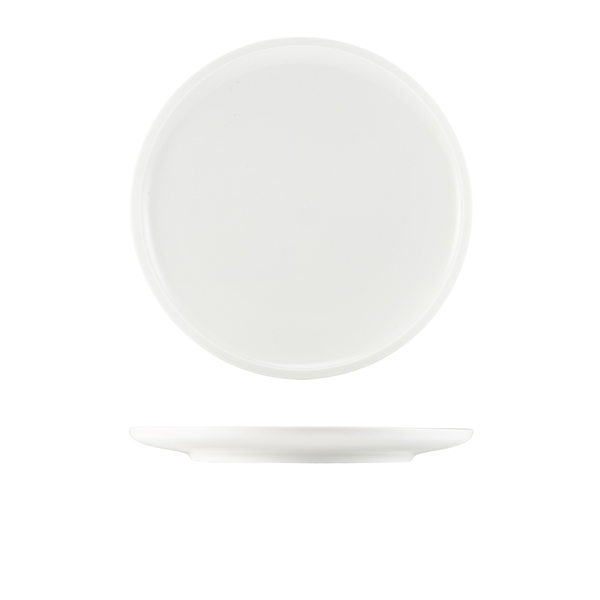 Picture of GenWare Porcelain Flat Rim Plate 26cm/ 10" 26 x 2.6cm (Dia x H)
