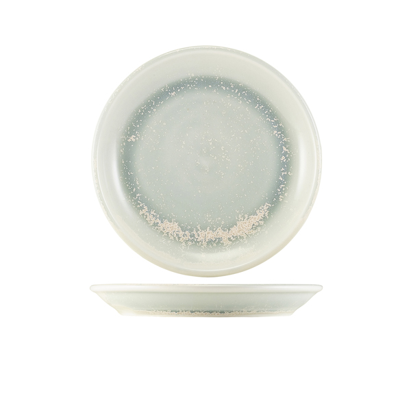 Picture of Terra Porcelain Pearl Coupe Plate 19cm 19 x 2.5cm (Dia x H)