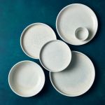 Picture of Terra Porcelain Pearl Presentation Plate 18cm 18 x 2.6cm (Dia x H)