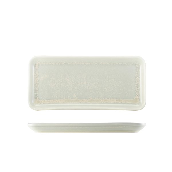 Picture of Terra Porcelain Pearl Narrow Rectangular Platter 27 x 12.5cm 27 x 12.5cm (L x W)