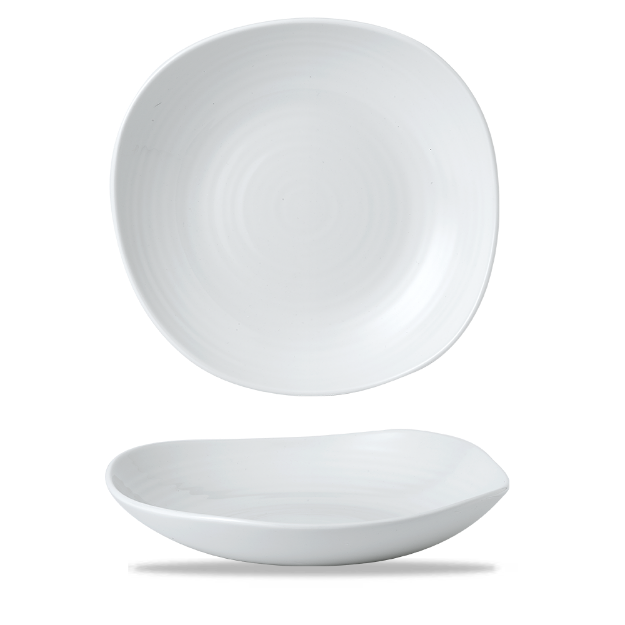 Picture of Dudson White Wobbly Bowl 29.5cm