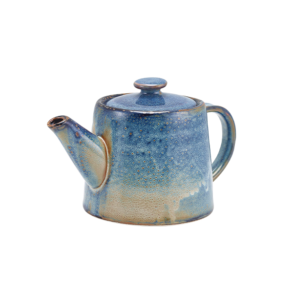 Picture of Terra Porcelain Aqua Blue Teapot 50cl/17.6oz