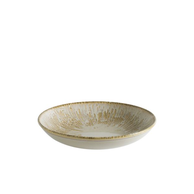 Picture of Sand Snell Bloom Deep Plate 23cm 23cm/9.25" (Dia) - 1L/35.2oz