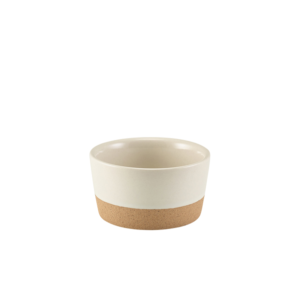 Picture of GenWare Kava White Stoneware Ramekin 7.5cl/ 2.5oz 7.5 x 7.5 x 5cm (Dia x H)