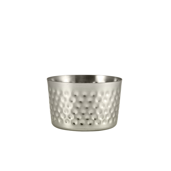 Picture of GenWare Stainless Steel Hammered Mini Serving Cup 8 x 5cm 8 x 5cm (Dia x H) - 22cl/7.75oz