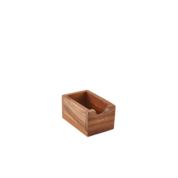 Picture of GenWare Acacia Wood Sachet Holder 11 x 7 x 5.5cm (L x W x H)