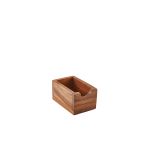 Picture of GenWare Acacia Wood Sachet Holder 11 x 7 x 5.5cm (L x W x H)
