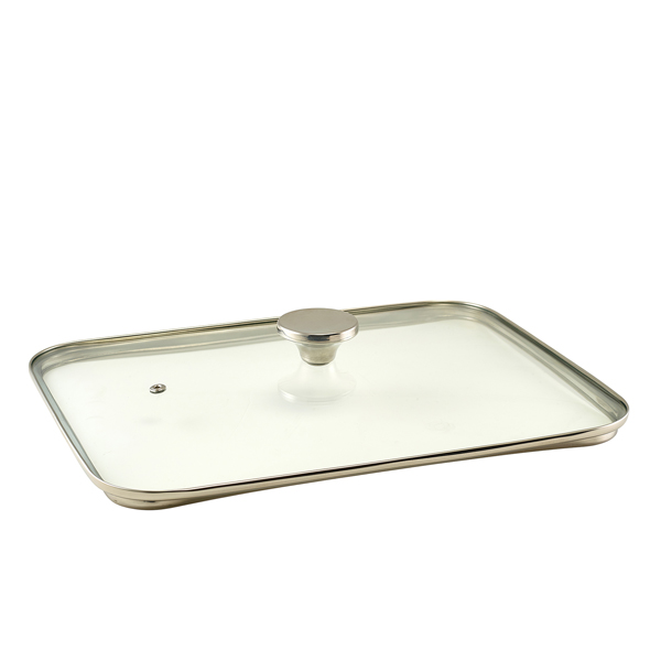 Picture of GenWare Glass Lid For Cast Aluminium Roaster 40 x 27cm 35.5 x 27cm (L x W)