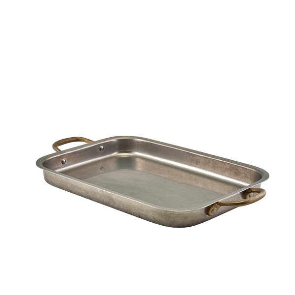 Picture of GenWare Vintage Steel Deep Tray 33 x 23.5cm