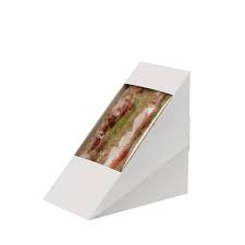 Picture of White  Deep Fill Sandwich Wedge  72mm 500pk