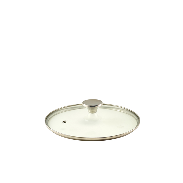 Picture of GenWare Glass Lid For Cast Aluminium Casserole Dish 24cm 24cm (Dia), Fits Casserole Dish CACS2411