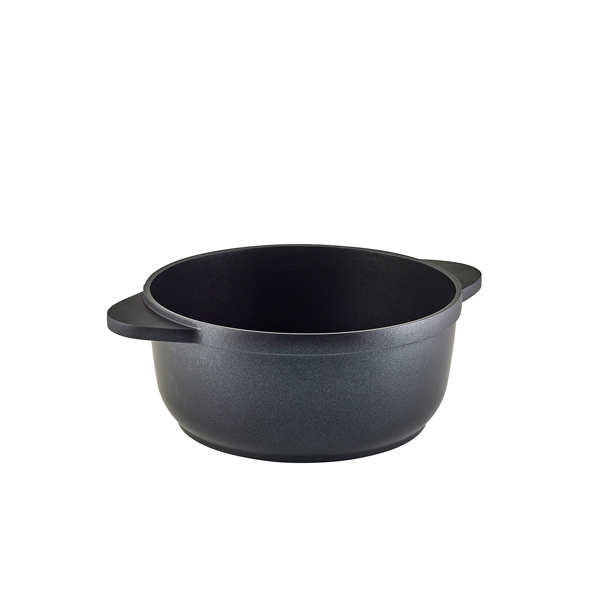 Picture of GenWare Non-Stick Cast Aluminium Casserole Dish 24cm 24 x 11cm (Dia x H) - 4.4L/154.9oz, Fits Lid CACS2411-LID