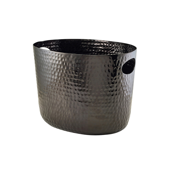 Picture of GenWare Black Aluminium Hammered Wine Bucket