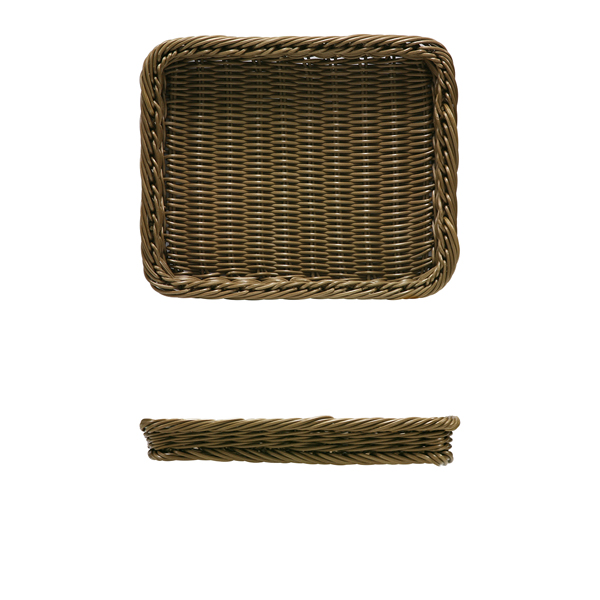 Picture of Polywicker GN 1/2 Tray 32.5 x 26.5 x 4cm