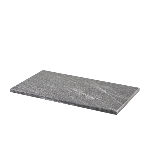 Picture of GenWare Dark Grey Marble (Real Marble) Platter 32 x 18cm GN 1/3