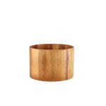 Picture of GenWare Acacia Wood Straight Sided Bowl 22.5 x 15cm