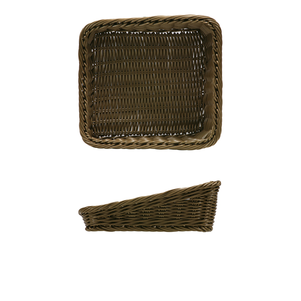 Picture of Polywicker Angled Basket 26.5 x 26.5 x 40/ 100mm