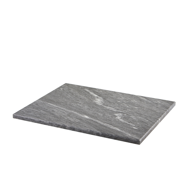 Picture of GenWare Dark Grey Marble Platter 32 x 26cm GN 1/2