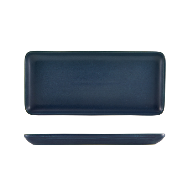 Picture of Terra Stoneware Antigo Denim Narrow Rectangular Platter 31 x 14cm