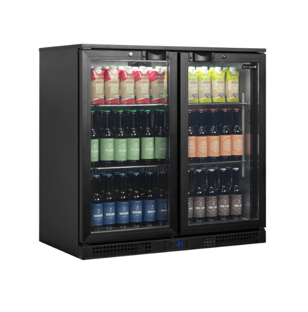 Picture of Tefcold Double Hinged Door Back Bar Bottle Cooler
