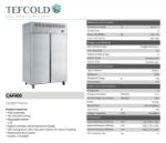 Picture of Tefcold upright freezer double door