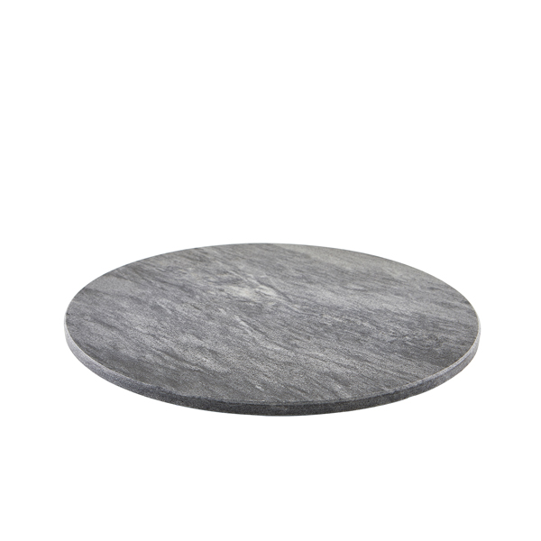 Picture of GenWare Dark Grey Marble Platter 33cm Dia 33cm (Dia)