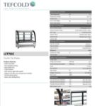 Picture of Tefcold Counter Top Display Chiller.