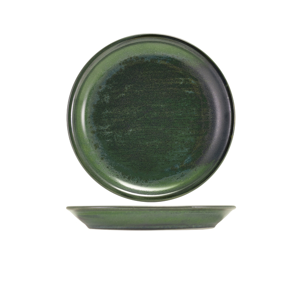 Picture of Terra Porcelain Aqua Green Coupe Plate 19cm