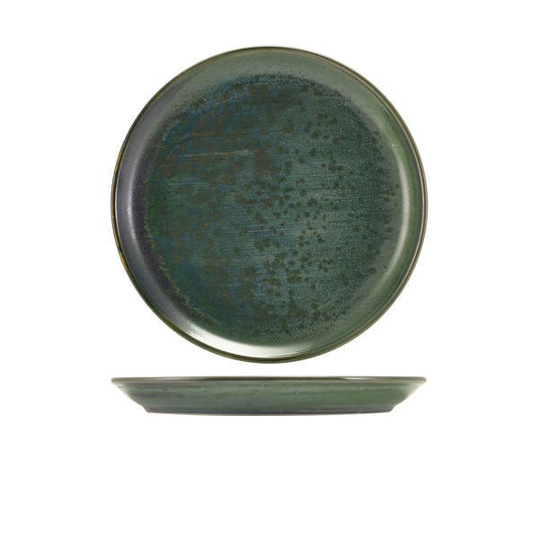 Picture of Terra Porcelain Aqua Green Coupe Plate 24cm