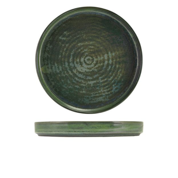 Picture of Terra Porcelain Aqua Green Presentation Plate