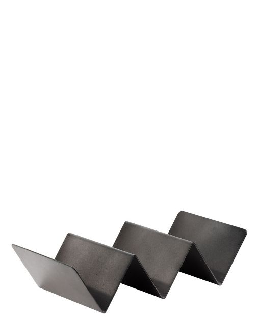 Picture of Black Triple Street Food Stand 21cm x 10cm